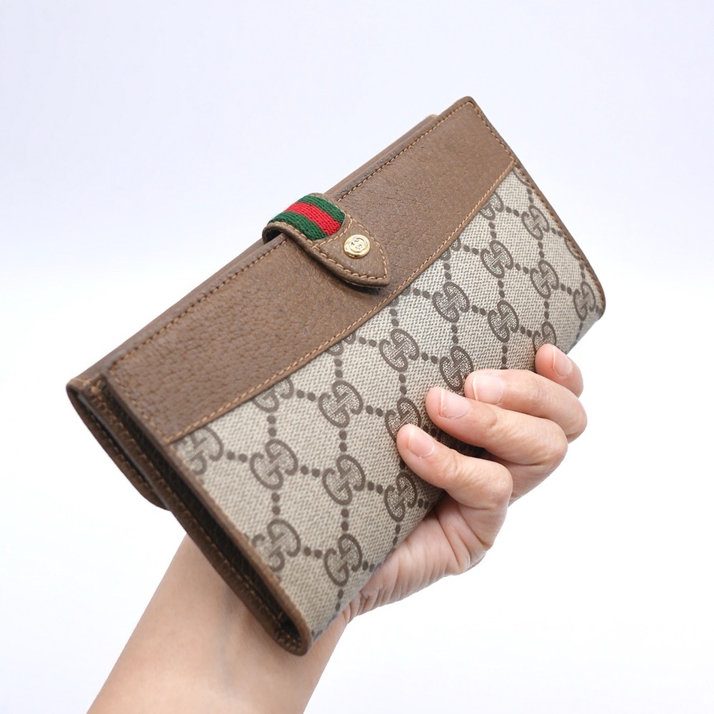 🍓GUCCI PVC Long Wallet - Picture 3 of 10